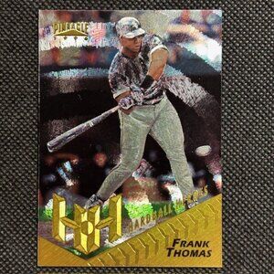 1996 Pinnacle Frank Thomas Hardball Heroes Starburst #157 Chicago White Sox